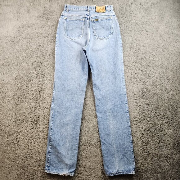 Women's True Vintage High Waist Straight Leg Ankle Jeans *Size 6 Stonewash Denim - Picture 2 of 9